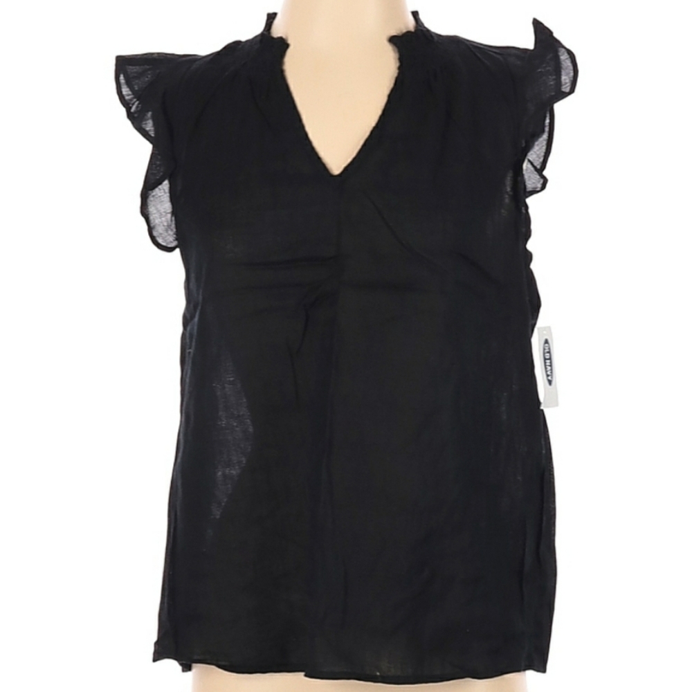 NWT Old Navy Black Blouse - Picture 1 of 3